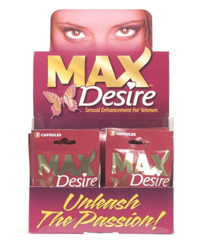 Max Desire - 24 Count Display - 2 Count Packets MD-MXD2PAK