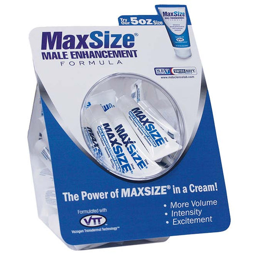 Max Size Gel - 50 Count Fishbowl - 10ml Packets