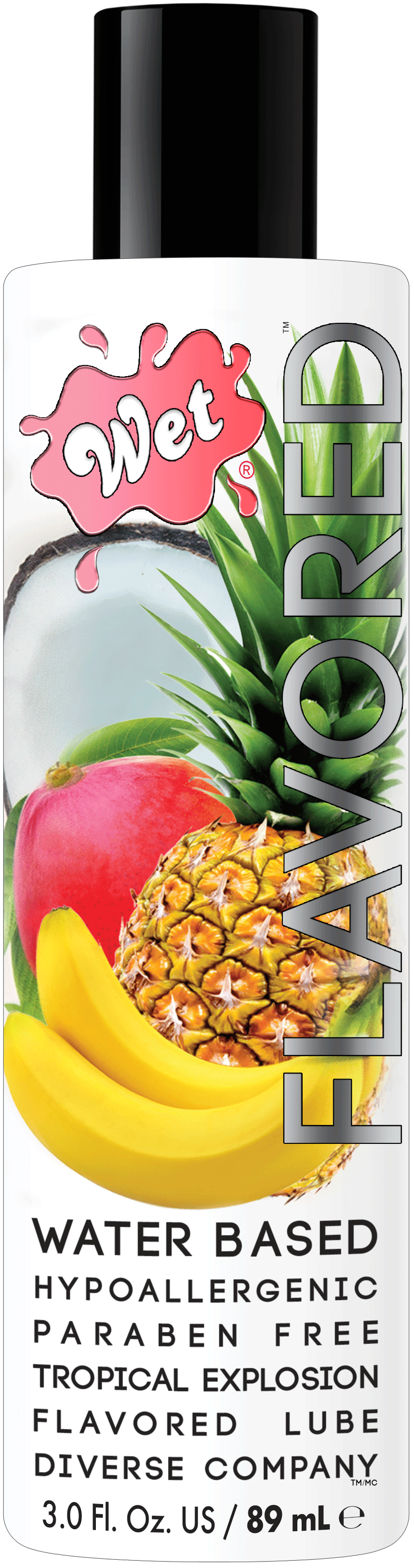 Wet Flavored Tropical Explosion - 3 Fl Oz – Not Very Vanilla