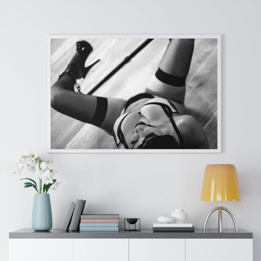 Spread and Gagged - Framed print