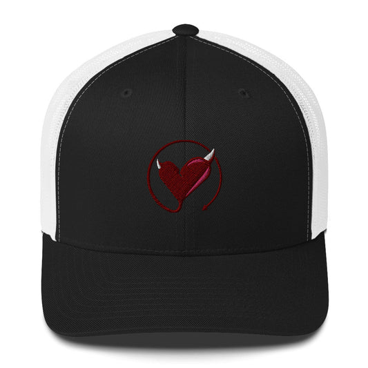 Devilish Heart Icon Trucker Cap