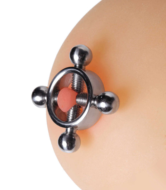 Rings of Fire Stainless Steel Nipple Press Set MS-AD542