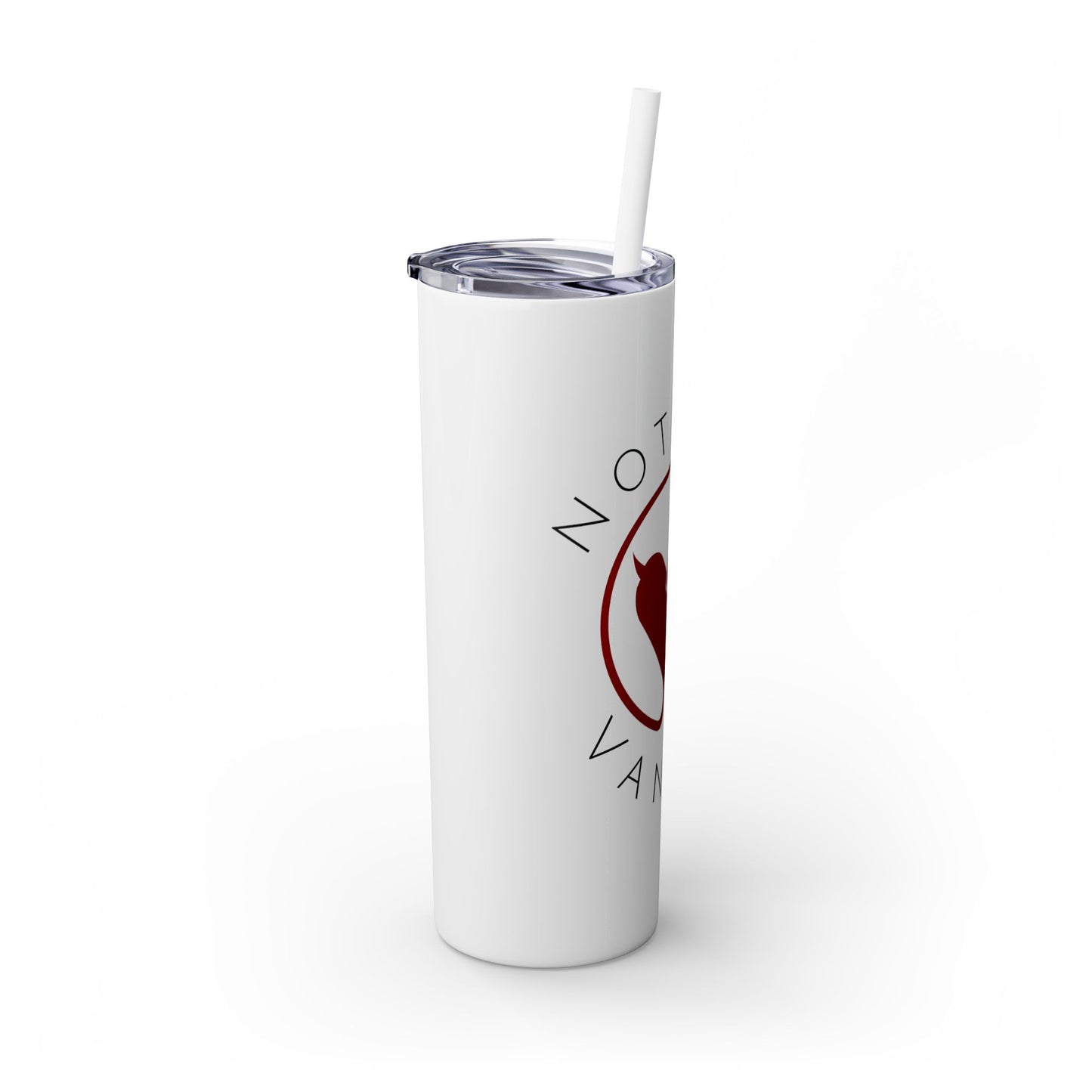 Skinny Tumbler with Straw, 20oz - Not Very Vanilla