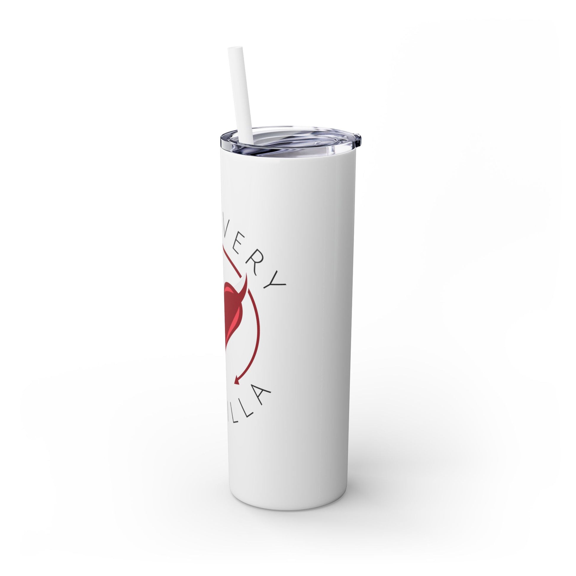 Skinny Tumbler with Straw, 20oz - Not Very Vanilla