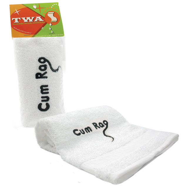 Towels With Attitude - Cum Rag - Not Very Vanilla