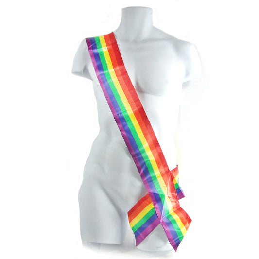 GaySentials Rainbow Sash - Not Very Vanilla