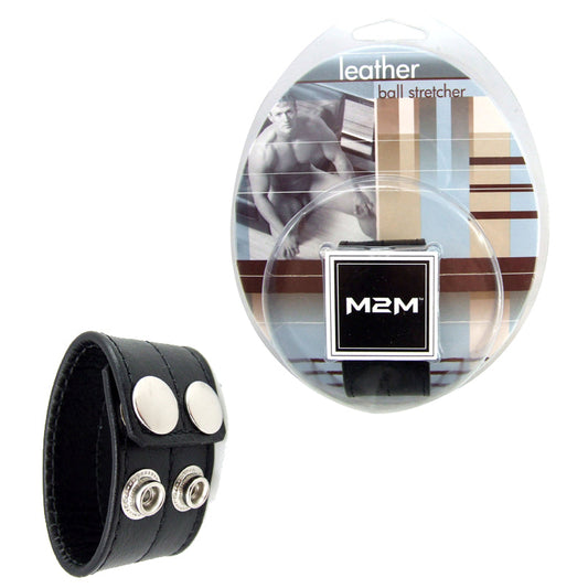 M2M Ball Stretcher Leather 1in. Black - Not Very Vanilla