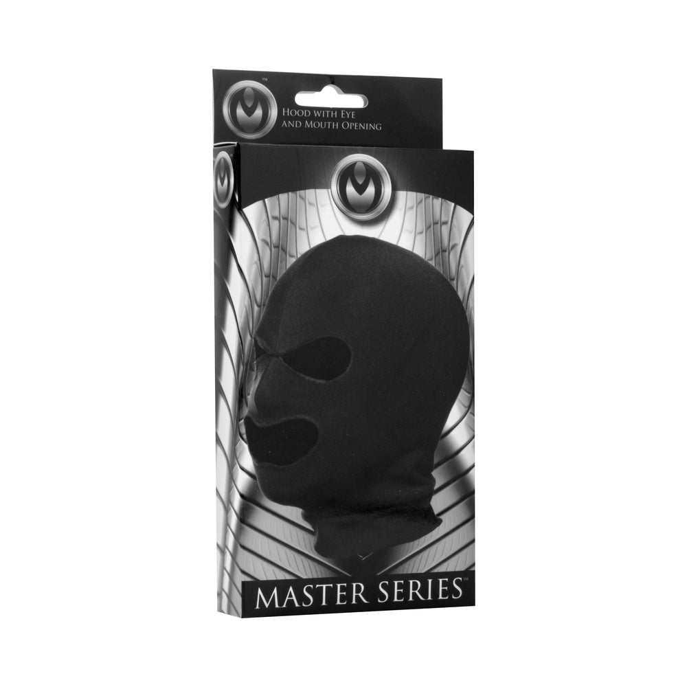 Masters Façade Spandex Hood With Eye and Mouth Holes (Black) - Not Very Vanilla