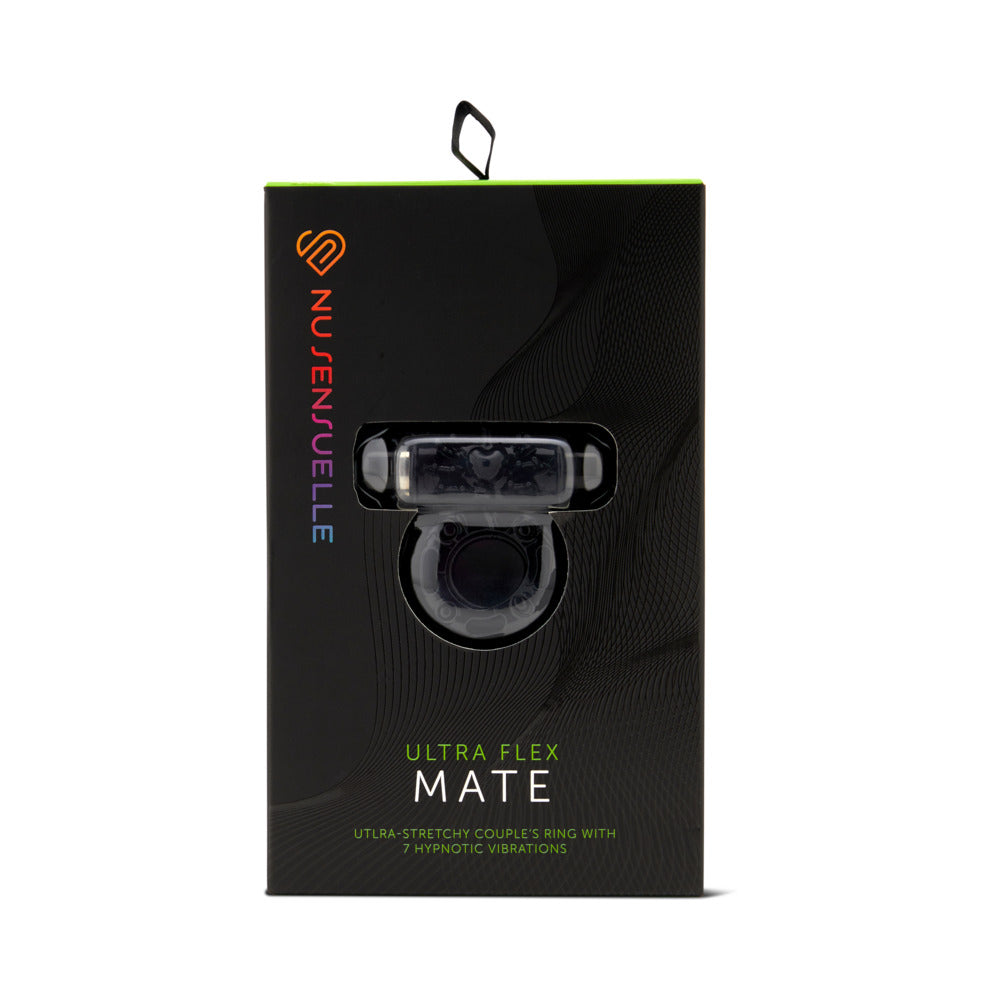 Nu Sensuelle Mate Ultra Flex Couple's Ring Black - Not Very Vanilla