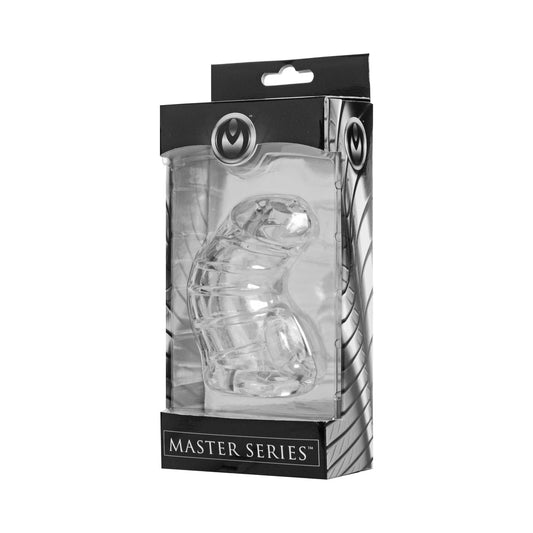 Masters Detained Soft Body Chastity Cage (Clear) - Not Very Vanilla