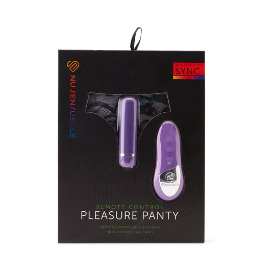 Nu Sensuelle Remote Control Pleasure Panty Purple - Not Very Vanilla