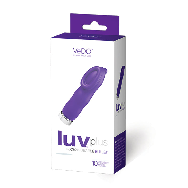 VeDO Luvplus Rechargeable Vibe - Into You Indigo - Not Very Vanilla