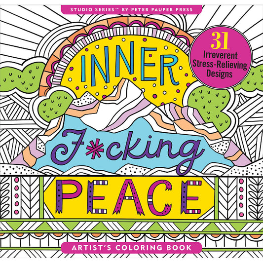 Inner Fucking Peace Coloring Book - Not Very Vanilla