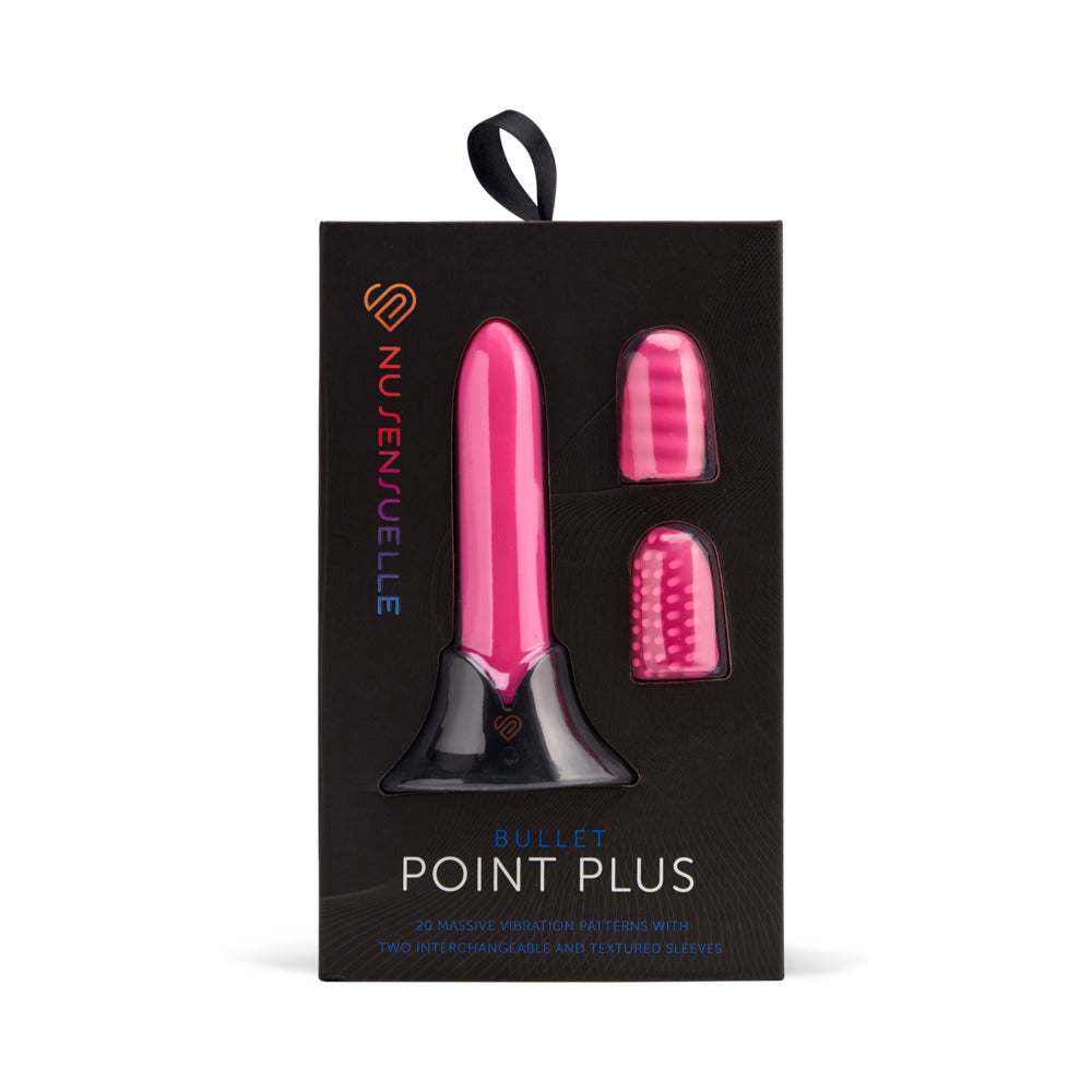 Nu Sensuelle Point Plus Bullet with Sleeves Pink - Not Very Vanilla