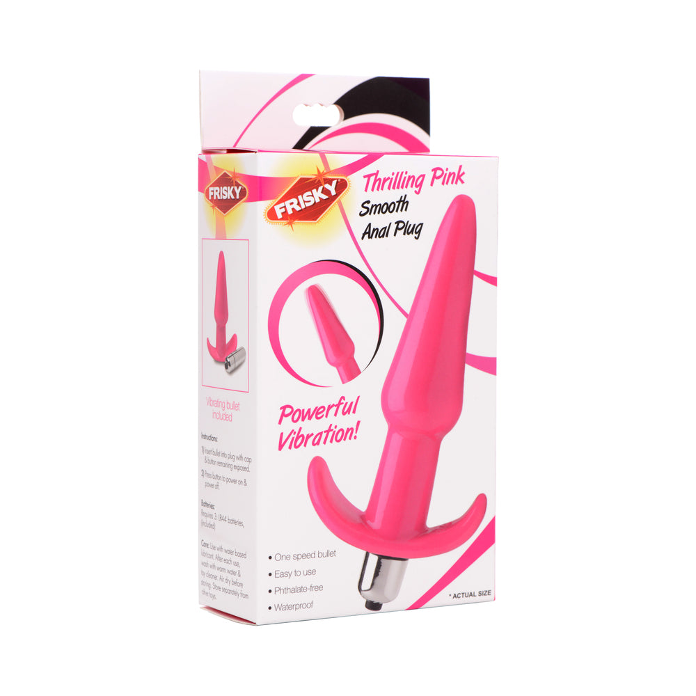 Thrilling Pink Smooth Anal Plug - Not Very Vanilla