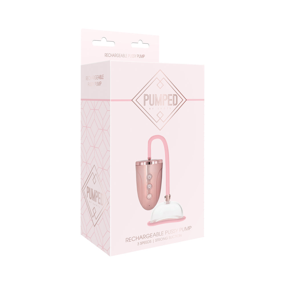 Pumped Rechargeable 3-Speed Pussy Pump Pink - Not Very Vanilla