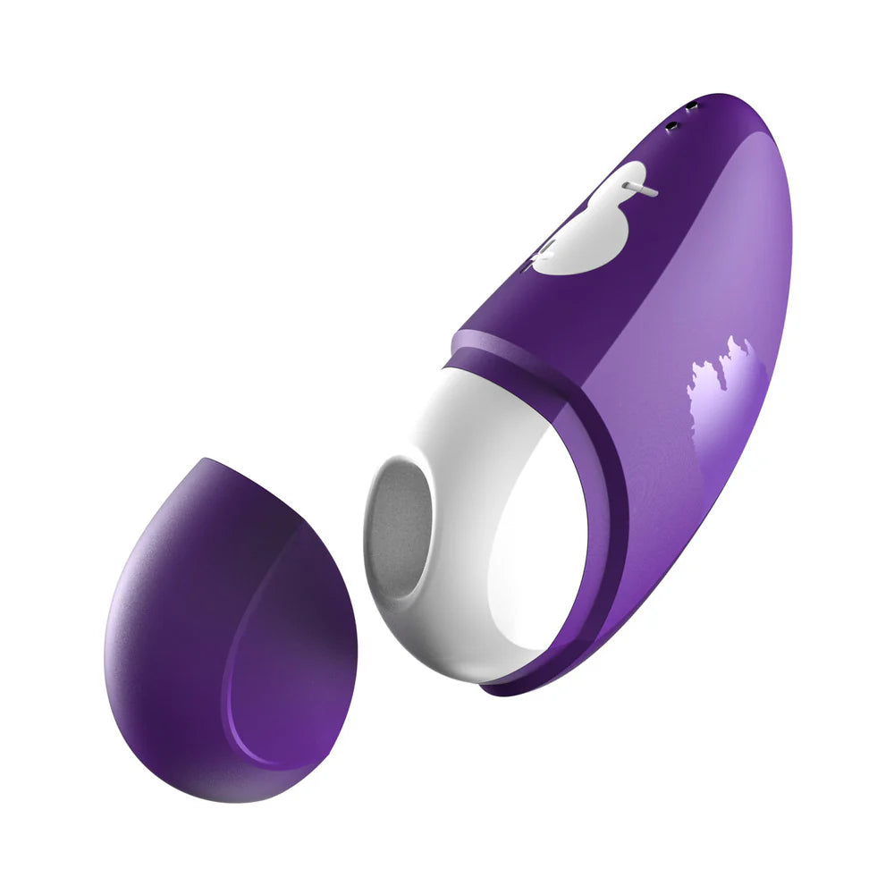 Buy the ROMP Free Rechargeable Silicone Pleasure Air Clitoral Vibrator Purple