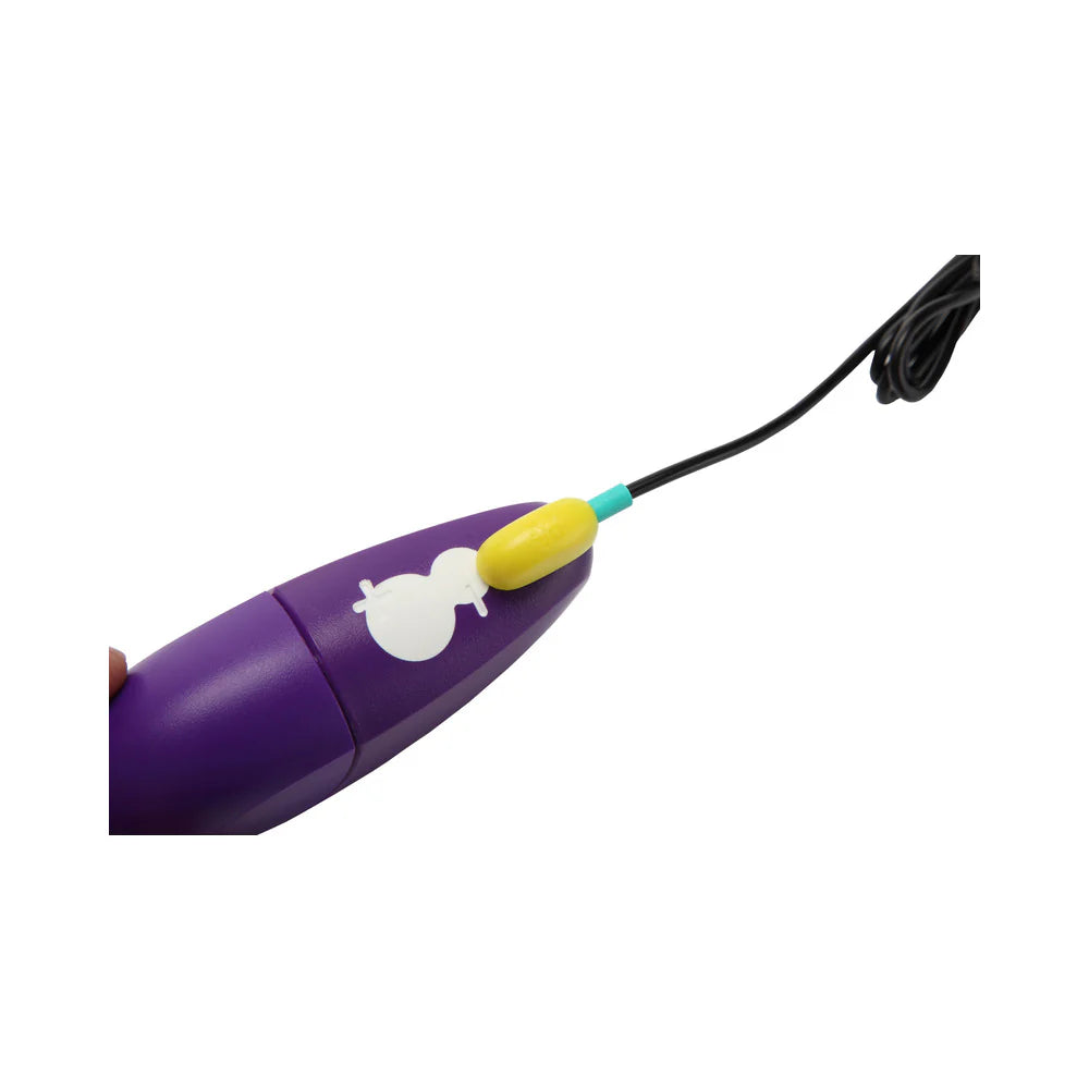 Buy the ROMP Free Rechargeable Silicone Pleasure Air Clitoral Vibrator Purple