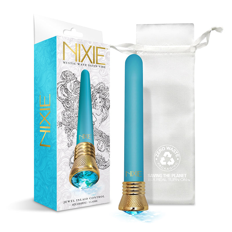 Nixie Mystic Wave Satin Classic Vibe - Aquamarine - Not Very Vanilla