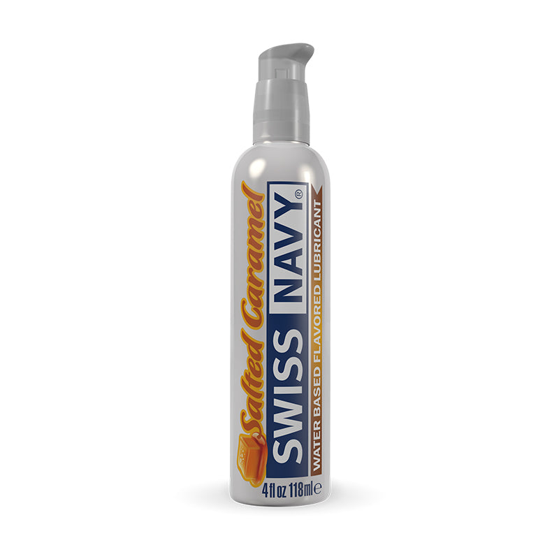 Swiss Navy Salted Caramel Flavored Lubricant 4 oz. - Not Very Vanilla