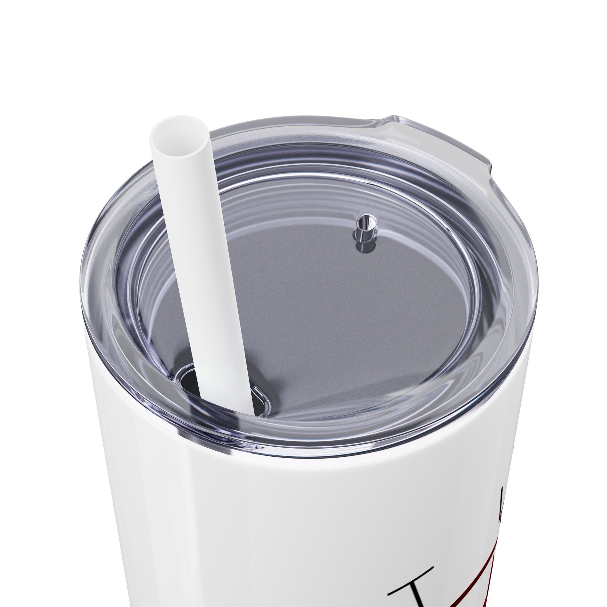 Skinny Tumbler with Straw, 20oz - Not Very Vanilla