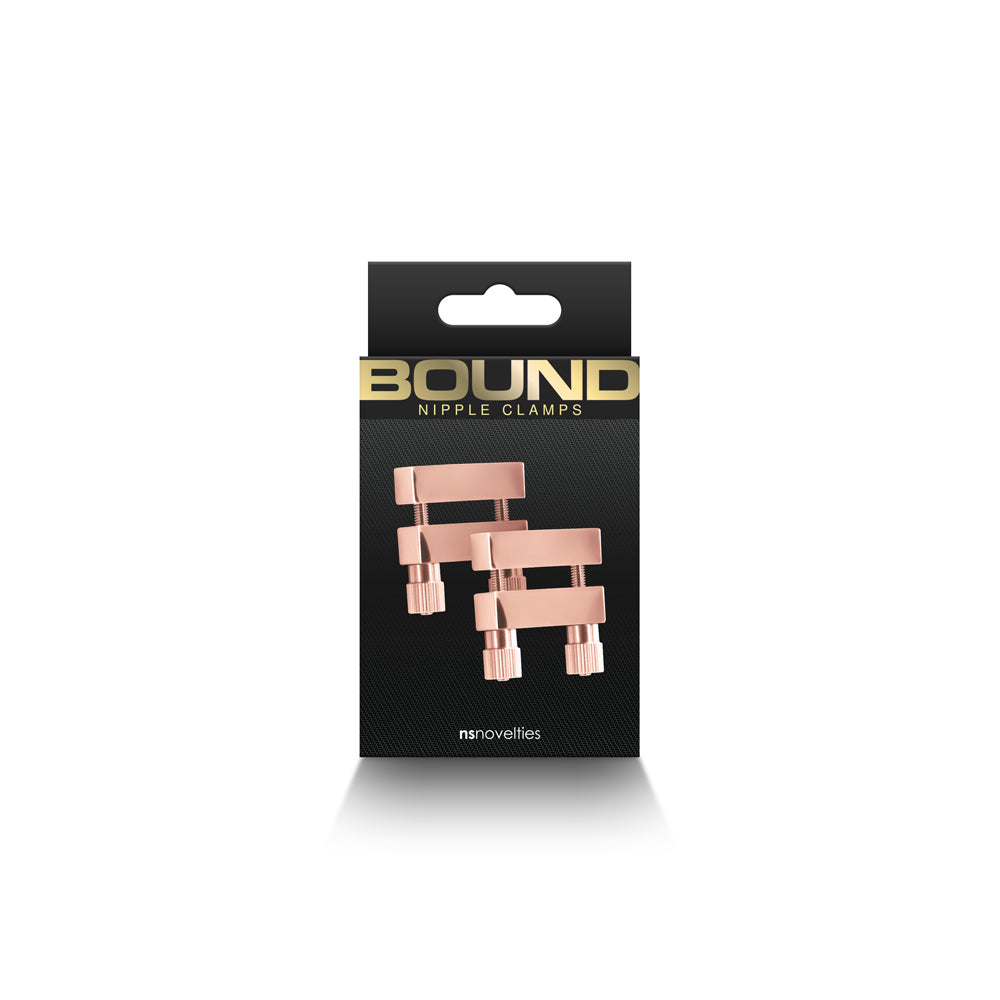 Bound Nipple Clamps V1 Rose Gold - Not Very Vanilla