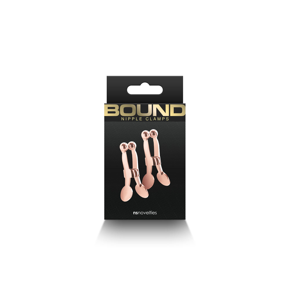 Bound Nipple Clamps C1 Rose Gold - Not Very Vanilla