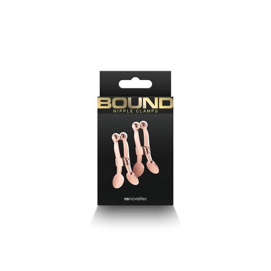 Bound Nipple Clamps C1 Rose Gold - Not Very Vanilla