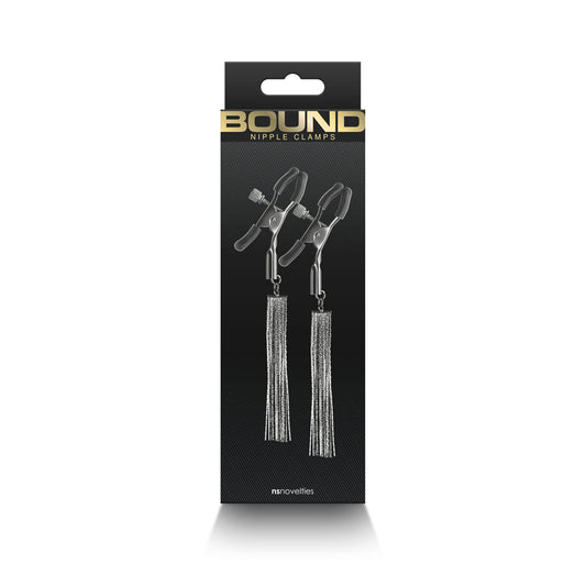 Bound Nipple Clamps D2 Gunmetal - Not Very Vanilla