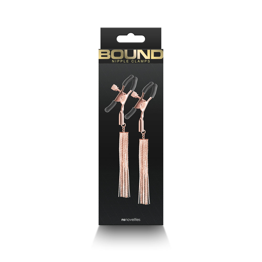 Bound Nipple Clamps D2 Rose Gold - Not Very Vanilla