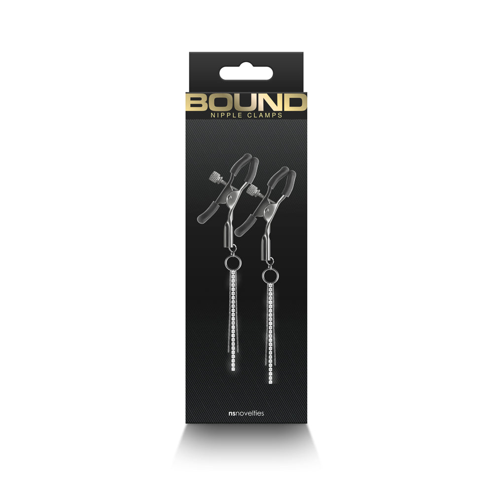 Bound Nipple Clamps D3 Gunmetal - Not Very Vanilla