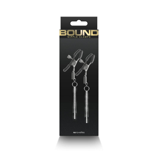 Bound Nipple Clamps D3 Gunmetal - Not Very Vanilla