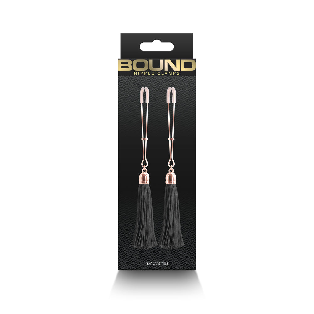 Bound Nipple Clamps T1 Black - Not Very Vanilla