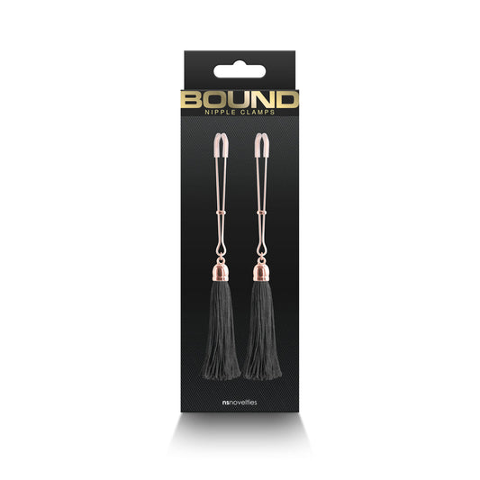 Bound Nipple Clamps T1 Black - Not Very Vanilla