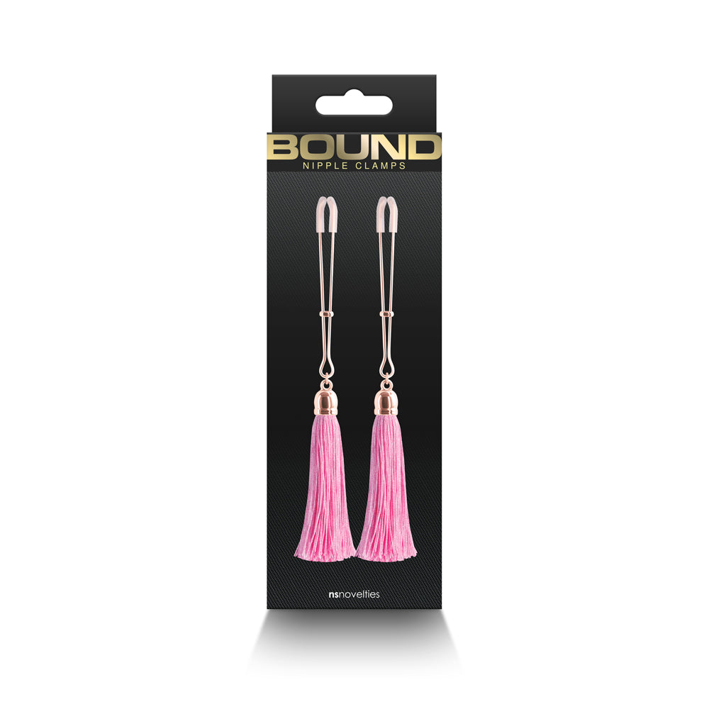 Bound Nipple Clamps T1 Pink - Not Very Vanilla