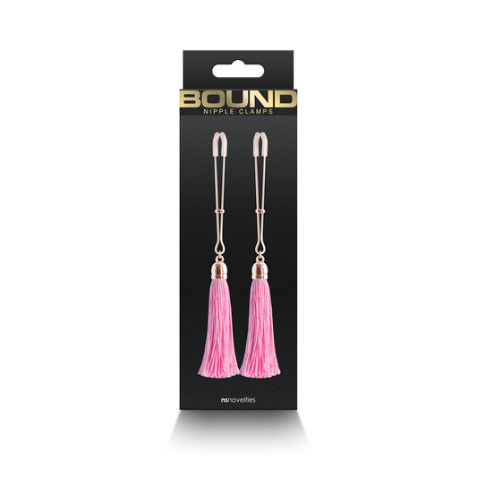 Bound Nipple Clamps T1 Pink - Not Very Vanilla