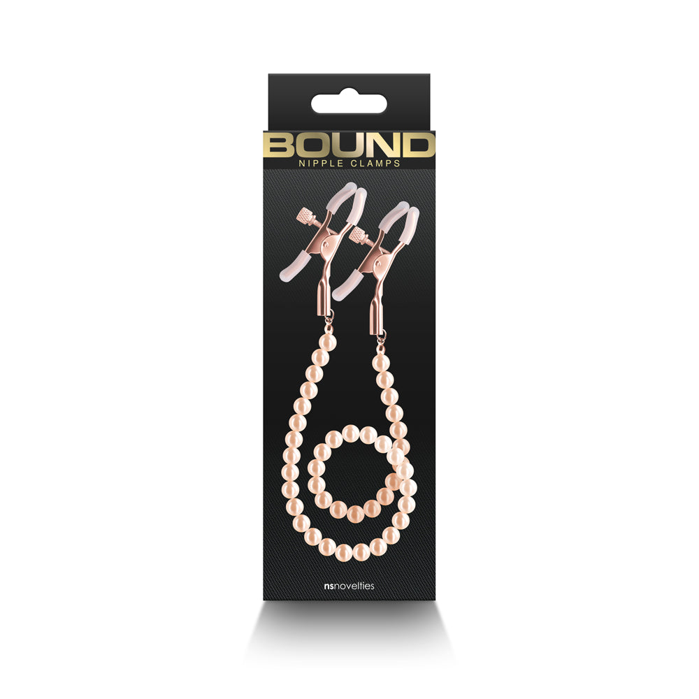 Bound Nipple Clamps DC1 Rose Gold - Not Very Vanilla