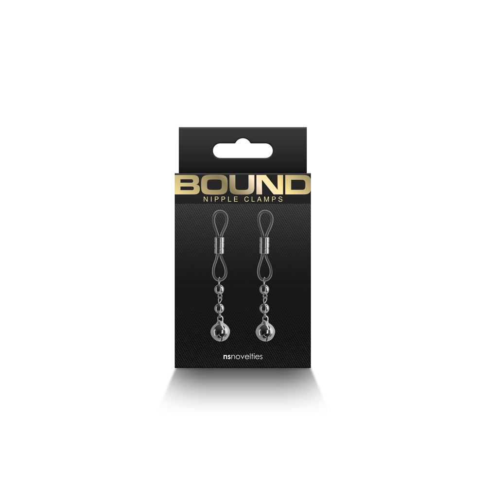 Bound Nipple Clamps D1 Gunmetal - Not Very Vanilla