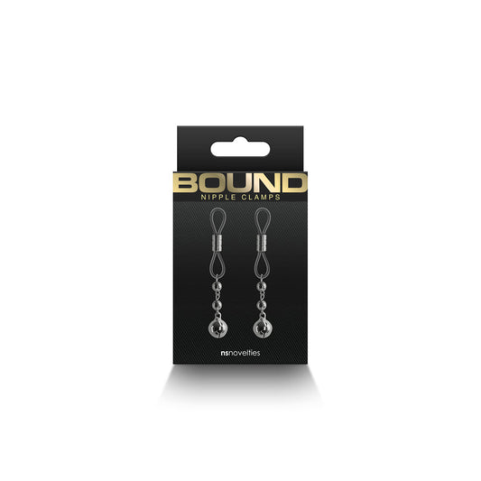 Bound Nipple Clamps D1 Gunmetal - Not Very Vanilla