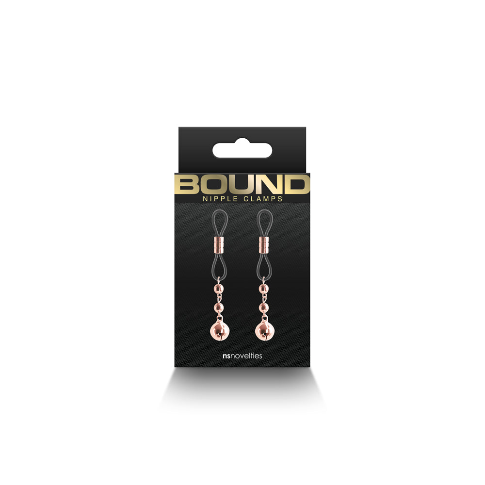 Bound Nipple Clamps D1 Rose Gold - Not Very Vanilla