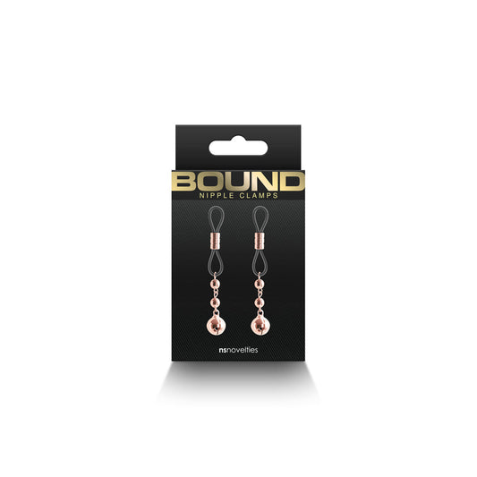 Bound Nipple Clamps D1 Rose Gold - Not Very Vanilla