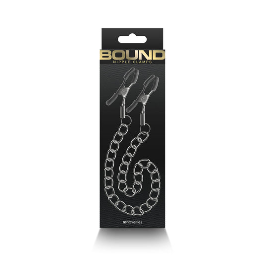 Bound Nipple Clamps DC2 Gunmetal - Not Very Vanilla