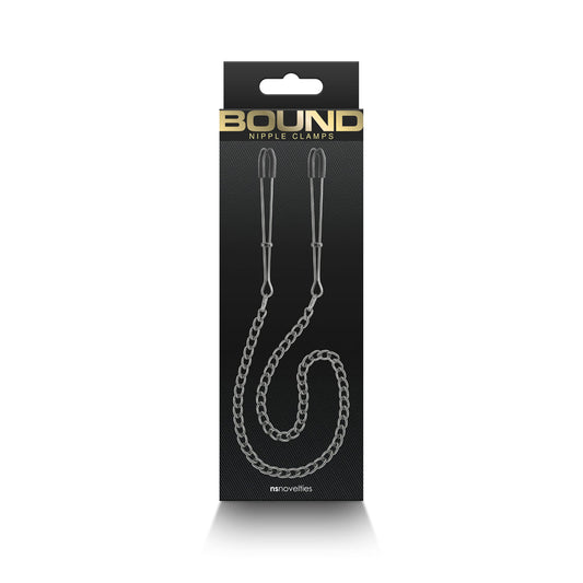 Bound Nipple Clamps DC3 Gunmetal - Not Very Vanilla