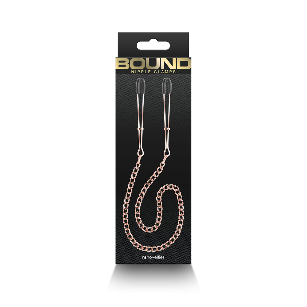 Bound Nipple Clamps DC3 Rose Gold - Not Very Vanilla