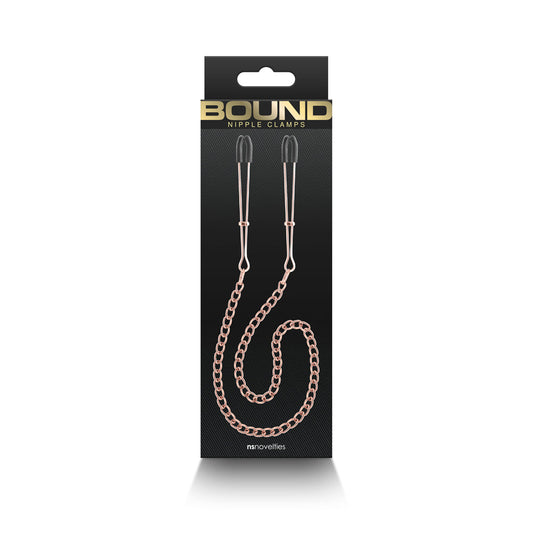 Bound Nipple Clamps DC3 Rose Gold - Not Very Vanilla