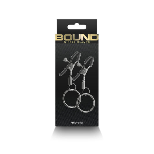 Bound Nipple Clamps C2 Gunmetal - Not Very Vanilla