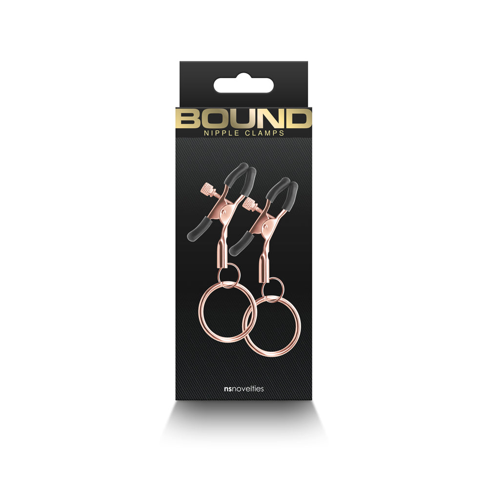 Bound Nipple Clamps C2 Rose Gold - Not Very Vanilla