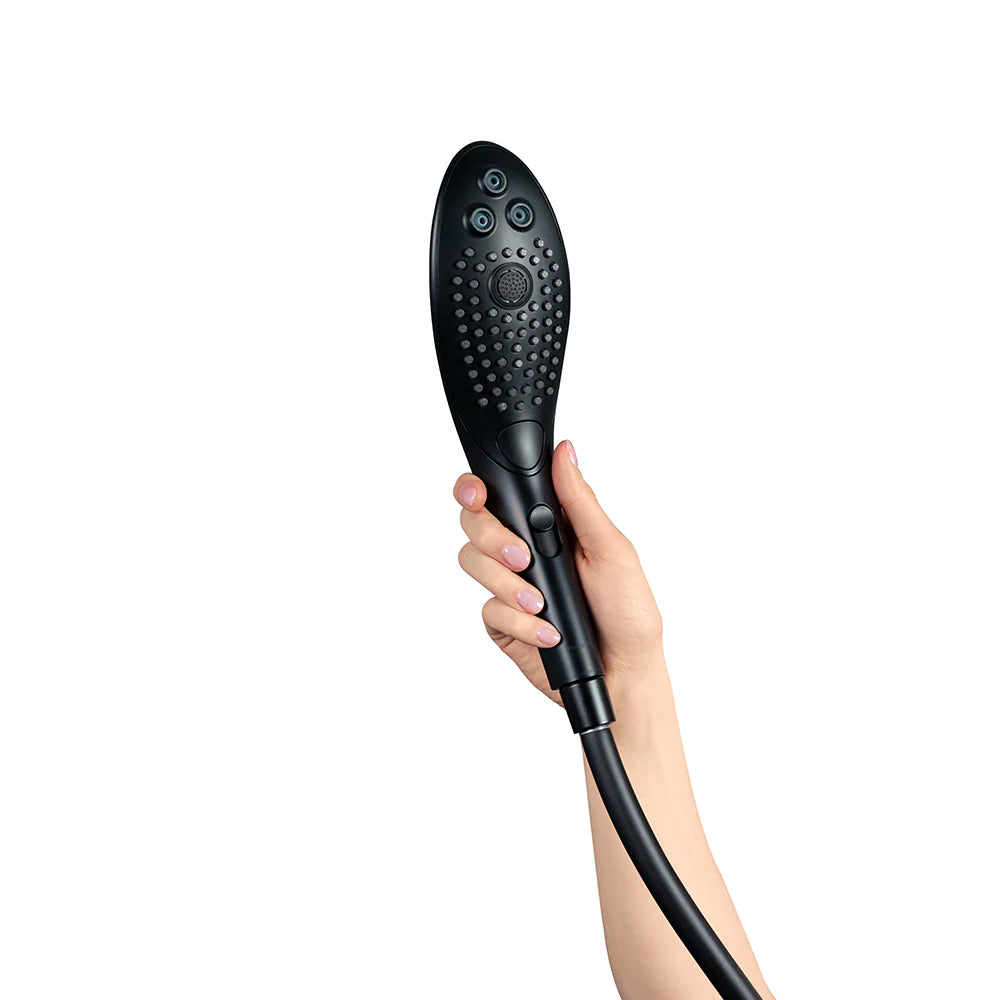 Womanizer Wave Shower Head Masturbator Black - Not Very Vanilla