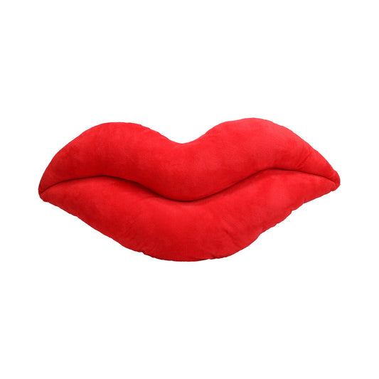 Shots Lip Pillow Plushie Red 21 in. Small - Not Very Vanilla