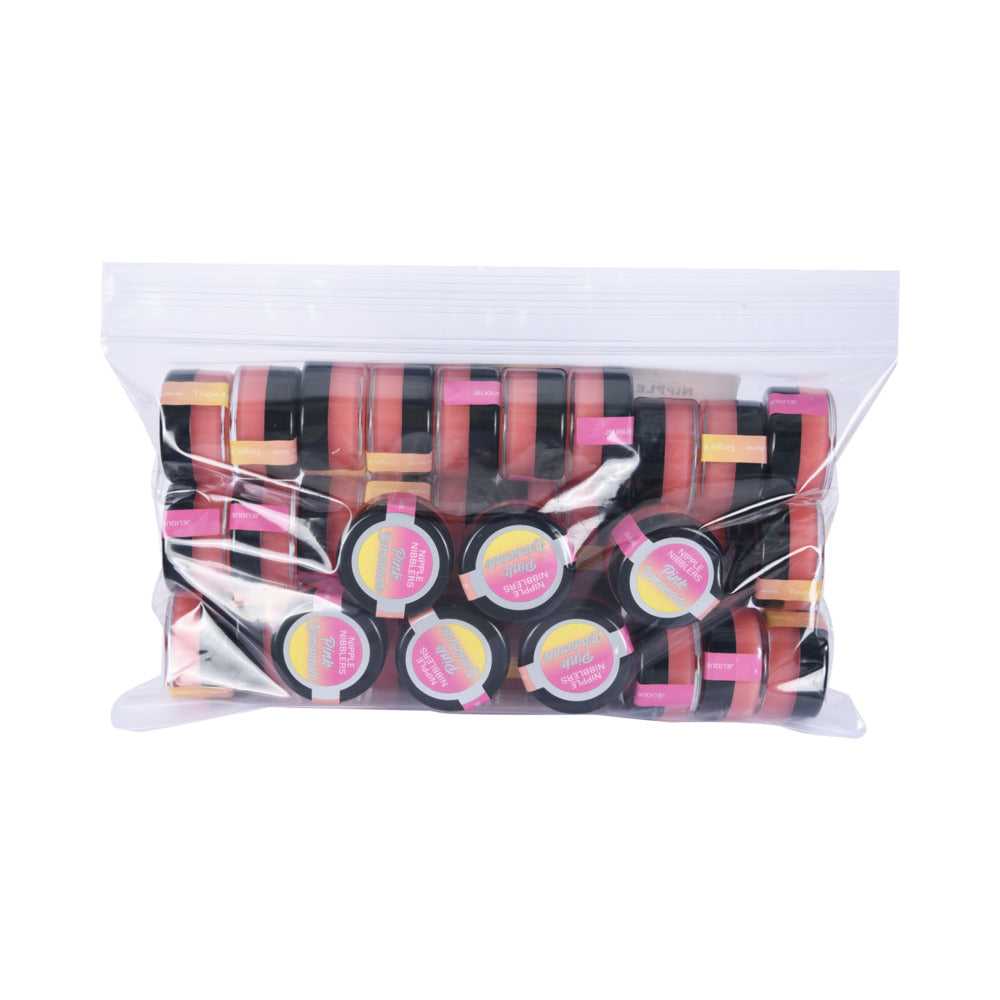 Jelique Nipple Nibbler Cool Tingle Balm 3g Pink Lemonade Bulk Bag 36pc - Not Very Vanilla